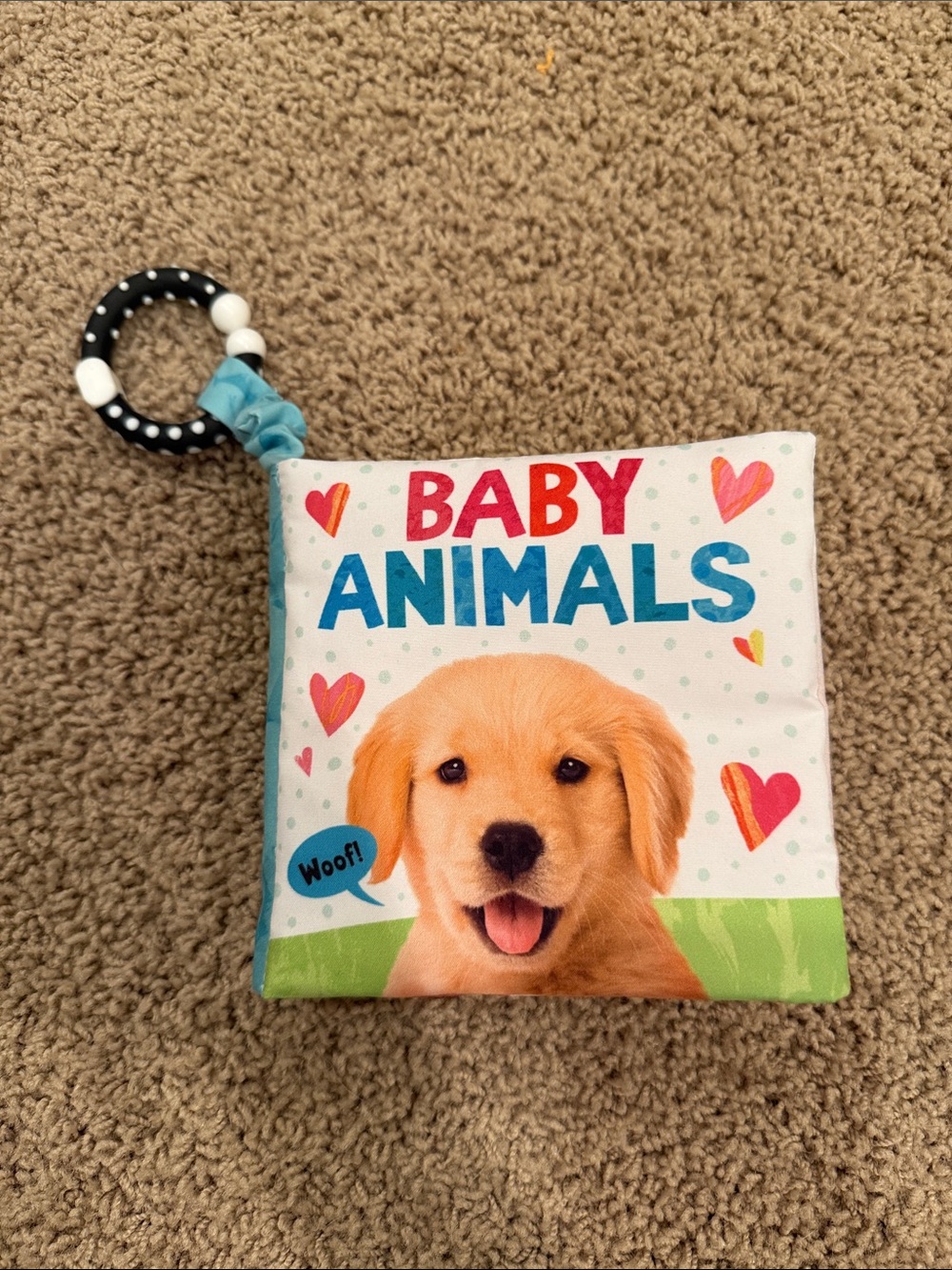 Baby Animals Crinkle Book Baby Toy